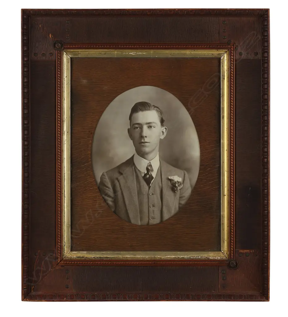 Unidentified photographer 'Unidentified portrait of a man', 1910 Image 1++